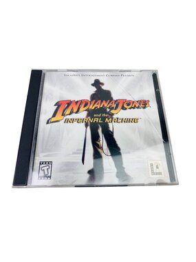 Indiana Jones and the Infernal Machine PC Game Big Box Lucasarts 1999 2 Discs